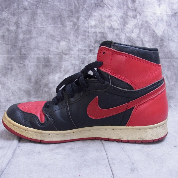 NIKE/ナイキ AIRJORDAN1/エアジョーダン1 94年復刻 BRED/ブレッド