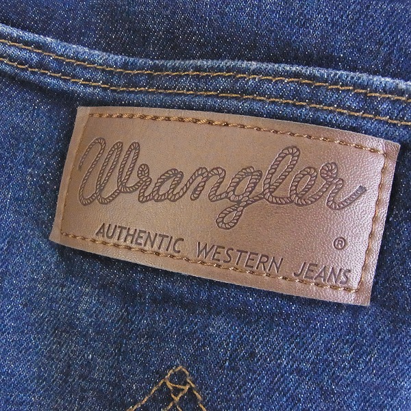 実際に弊社で買取させて頂いたAKM×Wrangler/エイケイエム コラボ リペア加工ストレッチデニムパンツ WS0037/Lの画像 6枚目