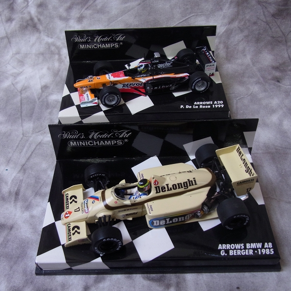 実際に弊社で買取させて頂いたMINICHAMPS/ミニチャンプス スケール 1/43 SHOWCAR/ARROWS BMW A8等 4点SET の画像 1枚目