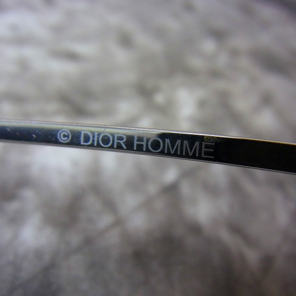 実際に弊社で買取させて頂いたDior HOMME/ディオールオム スクウェア型 サングラス YB723の画像 5枚目