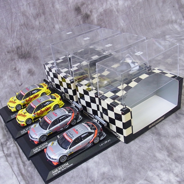 実際に弊社で買取させて頂いたMINICHAMPS/ミニチャンプス 1/43 ミニカー アウディA4 DTM/halleroder/HENK 4点SETの画像 3枚目