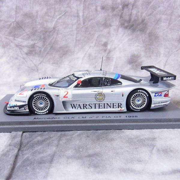 実際に弊社で買取させて頂いたSPARK/スパーク 1/43 ミニカー Mercedes Benz CLK LM #2/S0165の画像 1枚目