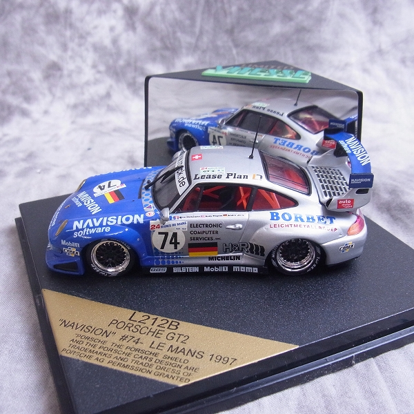 実際に弊社で買取させて頂いたMINICHAMPS/ミニチャンプス 1/43 ミニカー Porsche 911 GT2/ポルシェ等 3点SETの画像 3枚目