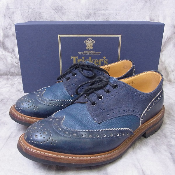 実際に弊社で買取させて頂いたTricker's/トリッカーズ Bourton/バートン カントリーシューズ M7292/8.5