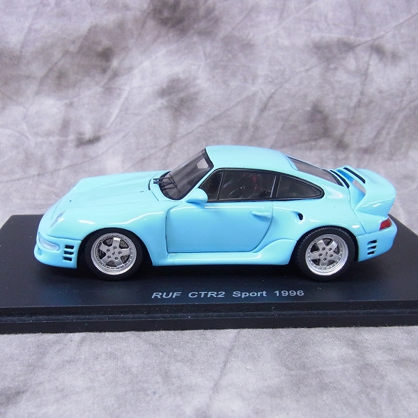 実際に弊社で買取させて頂いたSPARK/スパーク 1/43 ミニカー ルフ CTR 2 スポーツ 1996 ガルフブルー/KBS029の画像 1枚目