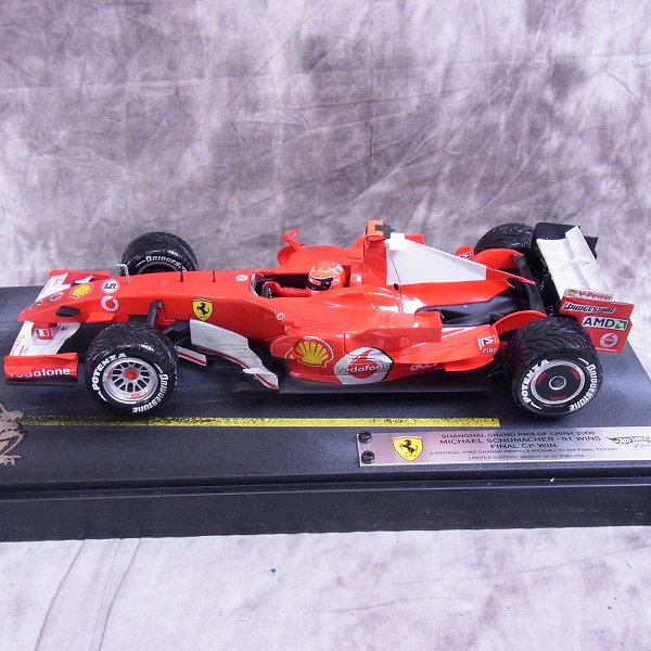 実際に弊社で買取させて頂いた【未使用】Hot Wheels/ホットウィール MICHAEL SCHUMACHER-91 WINS 2006 1/18の画像 1枚目