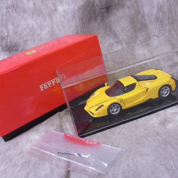 実際に弊社で買取させて頂いたKYOSHO/京商 FERRARI ENZO/エンツォ フェラーリ イエロー ミニカー 1/43の画像 7枚目