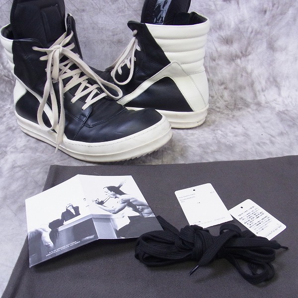 RICK OWENS/リックオウエンス 16SS GEOBASKET/ジオバス サイドジップ