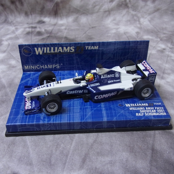 実際に弊社で買取させて頂いたMINICHAMPS/ミニチャンプス 1/43 WILLIAMS BMW FW22等 3点SETの画像 1枚目