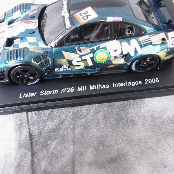 実際に弊社で買取させて頂いたSPARK/スパーク 1/43 ミニカー 2006リスター ストーム INTERLAGOS #26/S0637の画像 2枚目