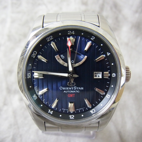 実際に弊社で買取させて頂いたORIENT STAR/オリエントスター 自動巻き メカニカル GMT オートマチック 腕時計の画像 0枚目