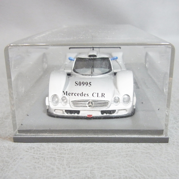 実際に弊社で買取させて頂いた★Spark/スパーク Mercedes CLR/メルセデス S0995 シルバー スケール1/43の画像 1枚目