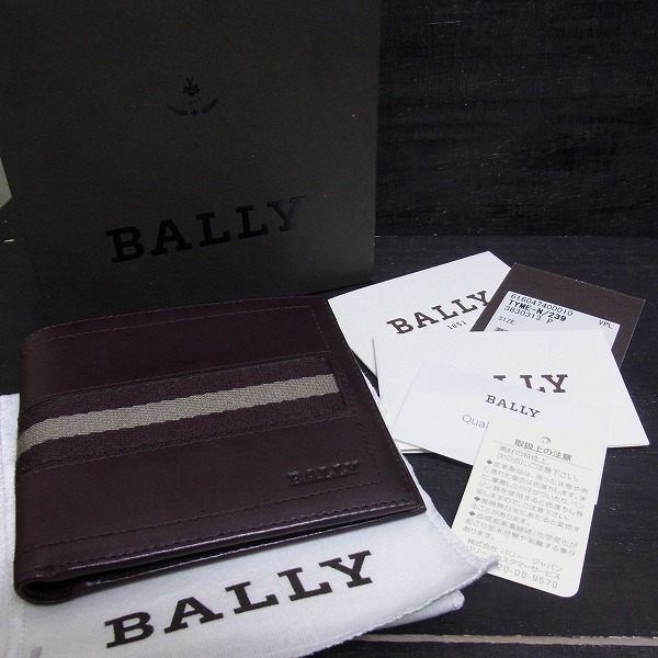 実際に弊社で買取させて頂いた★BALLY/バリー 二つ折り レザー 財布/ウォレット ブラウンの画像 6枚目