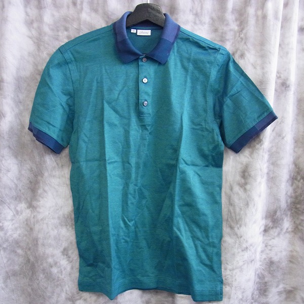 実際に弊社で買取させて頂いたBrioni/ブリオーニ 半袖ポロシャツ コットン グリーン系 XSの画像 0枚目