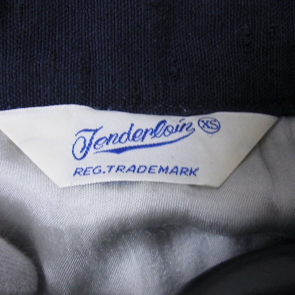 TENDERLOIN/テンダーロイン 象刺繍 ジップアップジャケット ネイビー