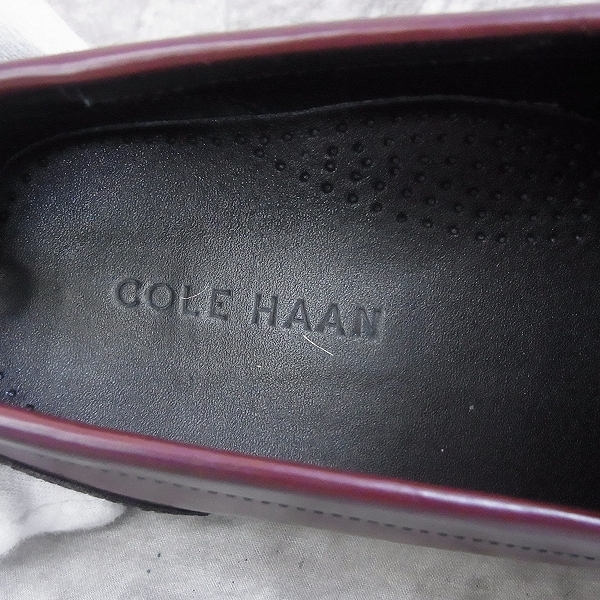 実際に弊社で買取させて頂いたCOLE HAAN/コールハーン ローファー バーガンディ C13844/7-1/2 Mの画像 6枚目