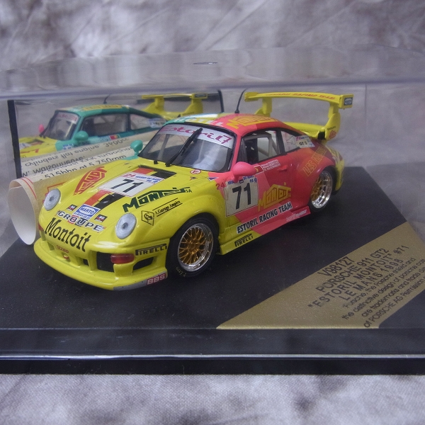 実際に弊社で買取させて頂いたVITESSE/ビテス ミニカー 1/43 PORSCHE 911 GT2/V98123/L212E/V98127/V98125 4点SETの画像 4枚目