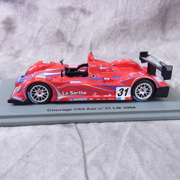 実際に弊社で買取させて頂いたSPARK/スパーク 1/43 ミニカー クラージュC65Aer 2004年ル・マン24時間 #31A.Frei/S0424の画像 1枚目