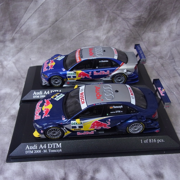 実際に弊社で買取させて頂いたMINICHAMPS/ミニチャンプス 1/43 ミニカー Audi A4 DTM 5点SETの画像 2枚目