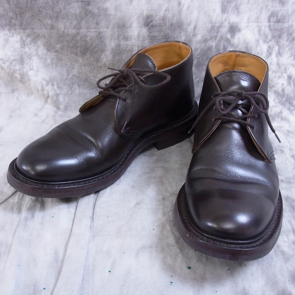 実際に弊社で買取させて頂いたTricker's/トリッカーズ レザー チャッカブーツ M2468 ダークブラウン系 8 5