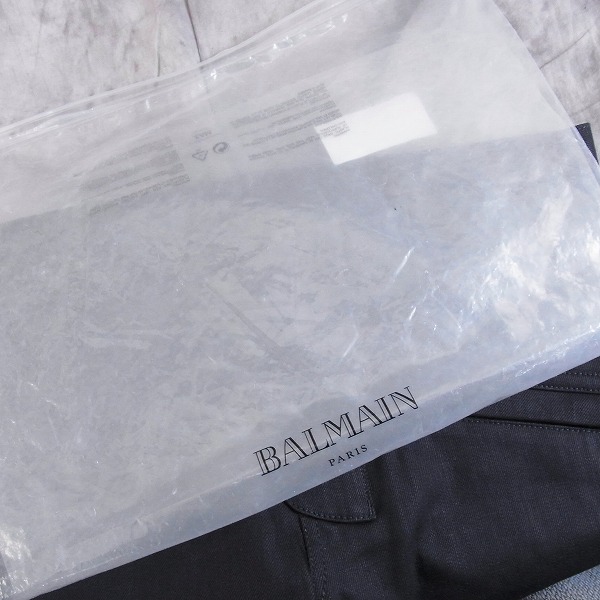 実際に弊社で買取させて頂いたBALMAIN HOMME/バルマン オム 2015AW バイカーデニムパンツ W5HT551C710/29の画像 6枚目