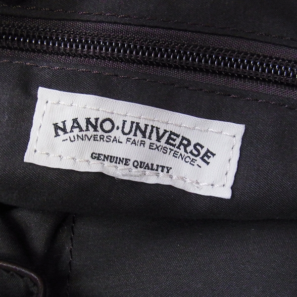 実際に弊社で買取させて頂いたnanouniverse/ナノユニバース レザートート/ハンドバッグの画像 5枚目