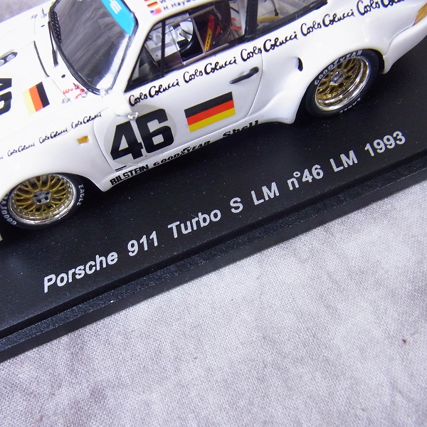 実際に弊社で買取させて頂いたSPARK/スパーク 1/43 ミニカー ポルシェ911ターボS LM 1993年 ル・マン24 #46 /S1931の画像 2枚目