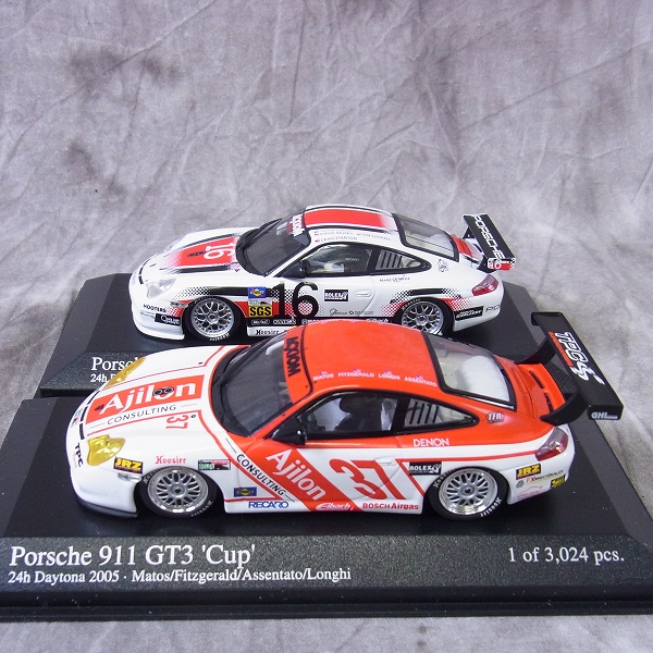 実際に弊社で買取させて頂いたMINICHAMPS/ミニチャンプス 1/43 ミニカー Porsche 911 GT3 Cup/ポルシェ 4点SETの画像 2枚目