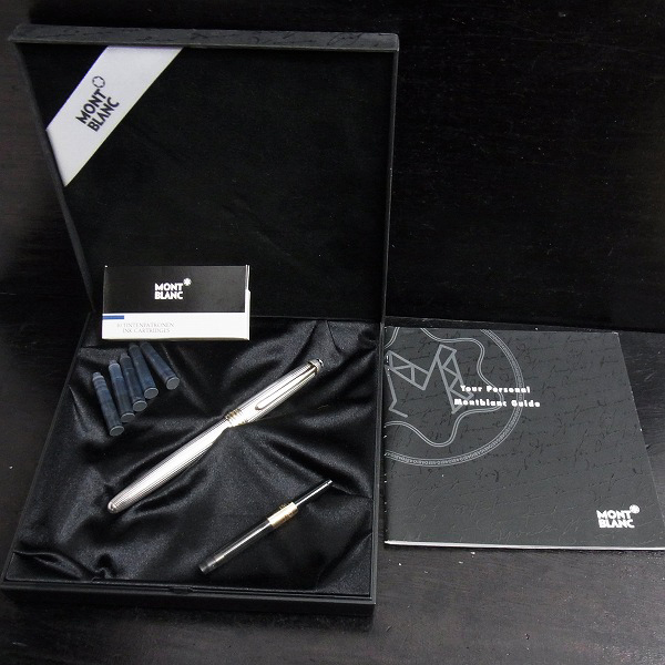 実際に弊社で買取させて頂いた★MONTBLANC/モンブラン マイスターシュテック ソリテール 銀無垢 925 万年筆 1448 の画像 1枚目