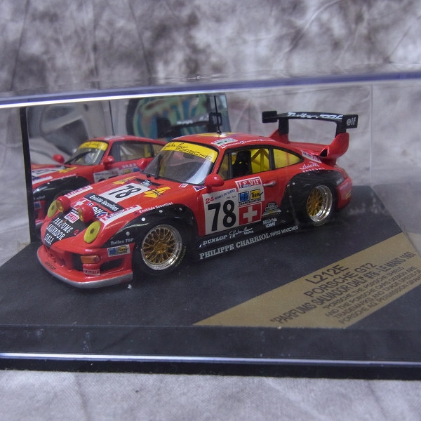 実際に弊社で買取させて頂いたVITESSE/ビテス ミニカー 1/43 PORSCHE 911 GT2/V98123/L212E/V98127/V98125 4点SETの画像 1枚目