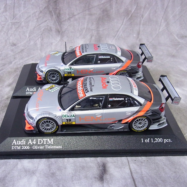 実際に弊社で買取させて頂いたMINICHAMPS/ミニチャンプス 1/43 ミニカー アウディA4 DTM/halleroder/HENK 4点SETの画像 2枚目