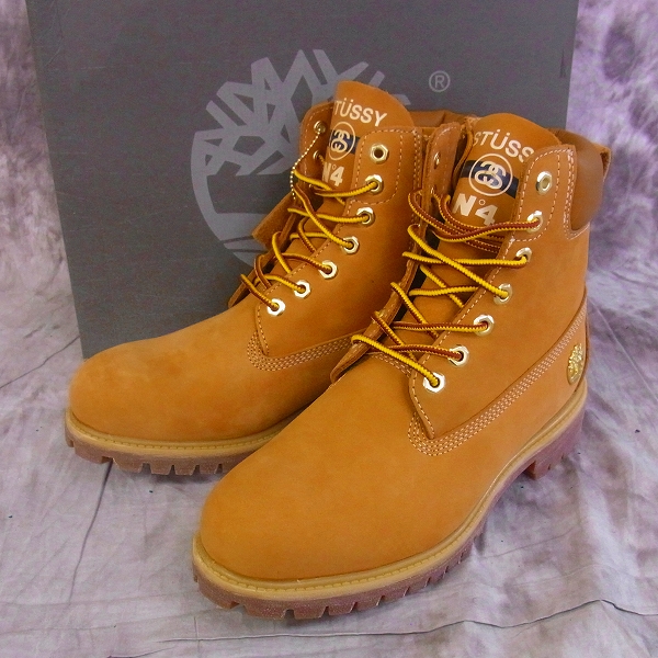 実際に弊社で買取させて頂いたTimberland×STUSSY/ティンバーランド×ステューシー 6インチブーツ 6129A/US9