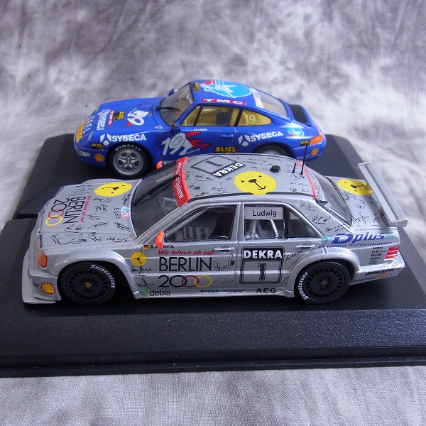 実際に弊社で買取させて頂いたMINICHAMPS/ミニチャンプス 1/43 PORSCHE 911/Mercedes 190 E KI.1等 4点SETの画像 2枚目