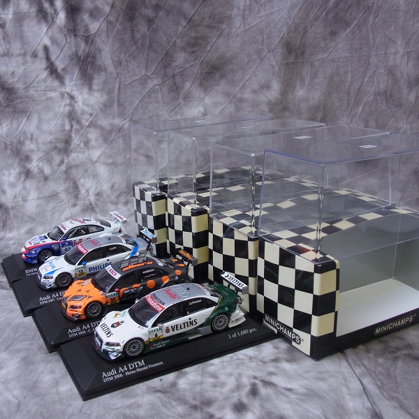 実際に弊社で買取させて頂いたMINICHAMPS/ミニチャンプス 1/43 Audi A4 DTM/BMW M3 GTR 4点SETの画像 3枚目