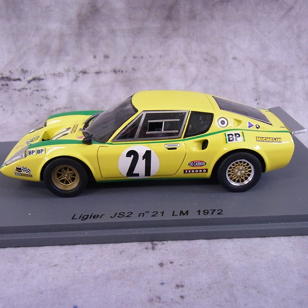 実際に弊社で買取させて頂いたSPARK/スパーク 1/43 ミニカー Ligier JS2 ＃21 Le Mans 1972 /S0543の画像 1枚目