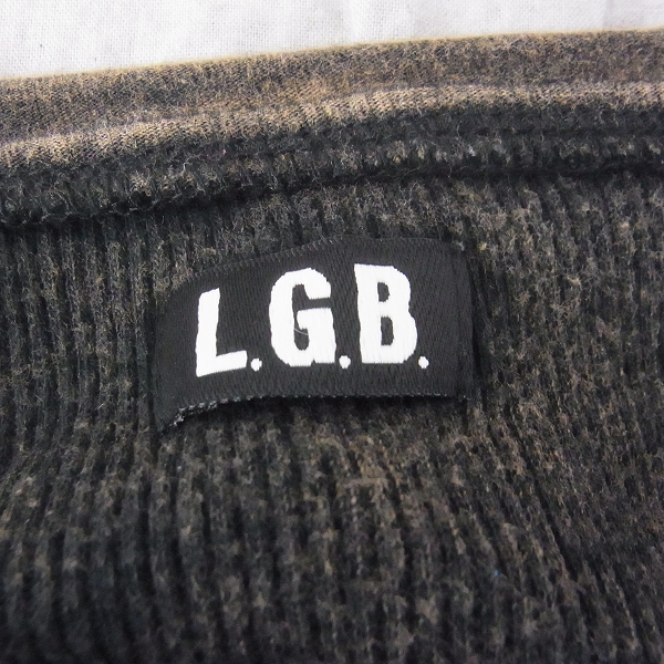 実際に弊社で買取させて頂いたLGB/ルグランブルー D-HENLY ヘンリーネックロングスリーブカットソー/0の画像 2枚目