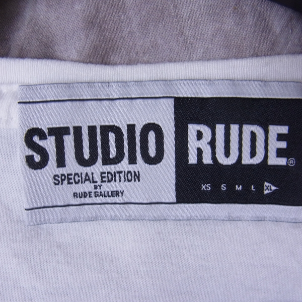 実際に弊社で買取させて頂いたSTUDIO RUDE/ルードギャラリー プリント/半袖Tシャツ XLの画像 2枚目