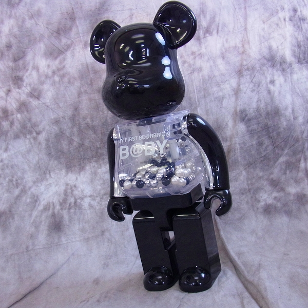 実際に弊社で買取させて頂いたBE@RBRICK/ベアブリック 400% MY FIRST B@BY BLACK&SILVER  colette ver. 