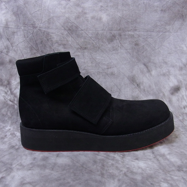 Kiryuyrik/キリュウキリュウ Nubuck Velcro ベルクロブーツ ブラックの