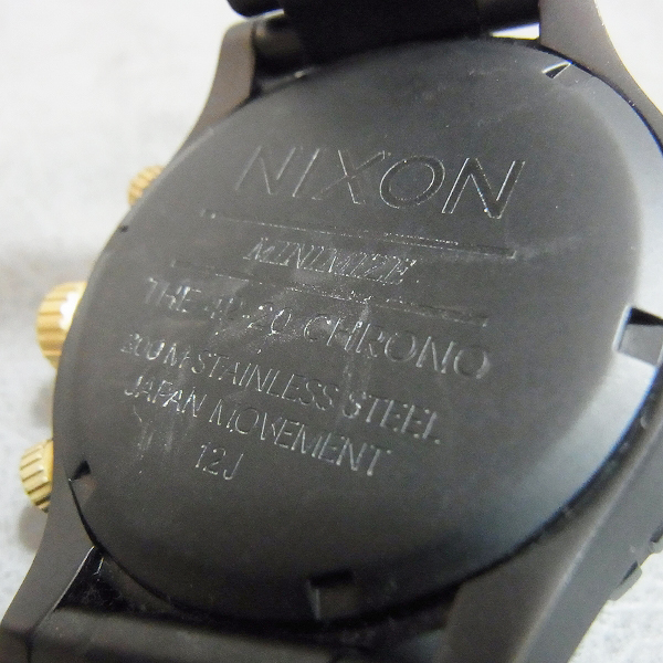 実際に弊社で買取させて頂いた★NIXON/ニクソン THE42-20 クロノグラフ 腕時計 A037-1041【電池切れ】の画像 5枚目