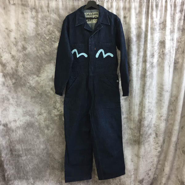 実際に弊社で買取させて頂いたEVISU/エヴィス カモメ デニム オールインワン/つなぎ 1010/42の画像 0枚目