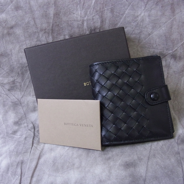 実際に弊社で買取させて頂いたBOTTEGA VENETA/ボッテガヴェネタ 小銭入れ有り二つ折財布の画像 6枚目