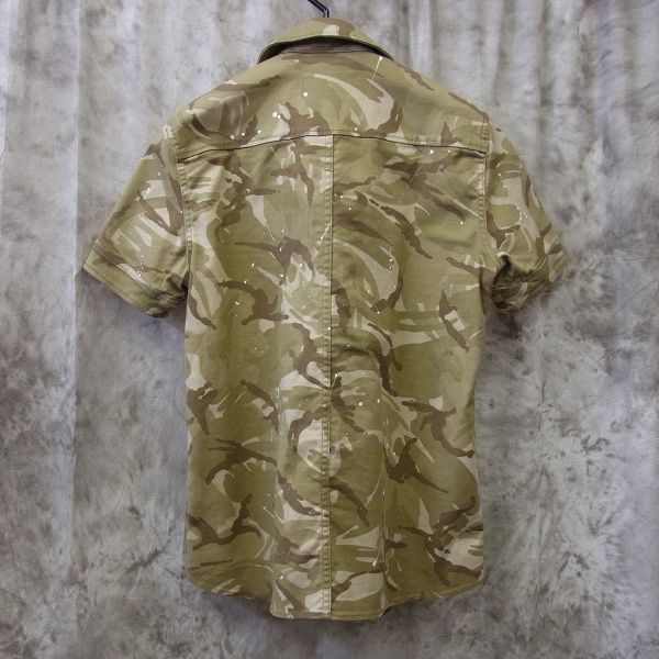 実際に弊社で買取させて頂いたAKM/エーケーエム B036 CTN005  S/S COMBAT ARMY 163/コンバットアーミー 半袖シャツ/Lの画像 1枚目