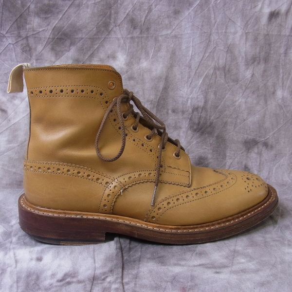 実際に弊社で買取させて頂いたTrickers/トリッカーズ s634 STOW ウィングチップレザーブーツ/6の画像 5枚目