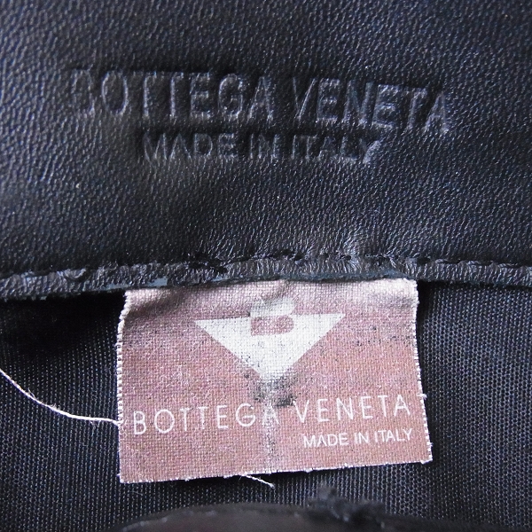 実際に弊社で買取させて頂いたBOTTEGA VENETA/ボッテガヴェネタ レザーブリーフケース ブラックの画像 5枚目