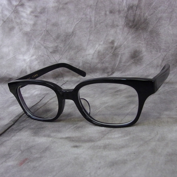 実際に弊社で買取させて頂いた白山眼鏡/ハクサンメガネ フルリムメガネフレーム ブラック 1988