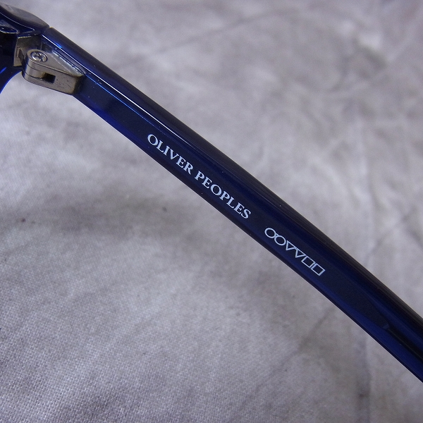 実際に弊社で買取させて頂いたOLIVER PEOPLES/オリバーピープルズ  メガネフレーム PETERSON NAの画像 6枚目