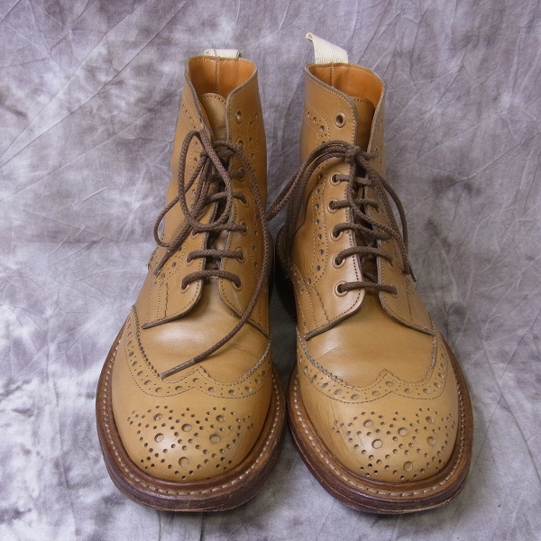 実際に弊社で買取させて頂いたTrickers/トリッカーズ s634 STOW ウィングチップレザーブーツ/6の画像 1枚目