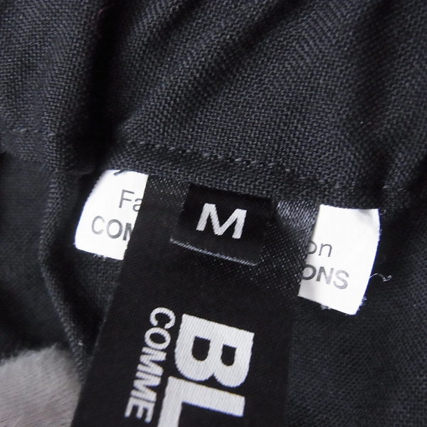 実際に弊社で買取させて頂いたBLACK COMME des GARCONS/ブラックコムデギャルソン ハーフパンツ 1O-P007/Mの画像 2枚目