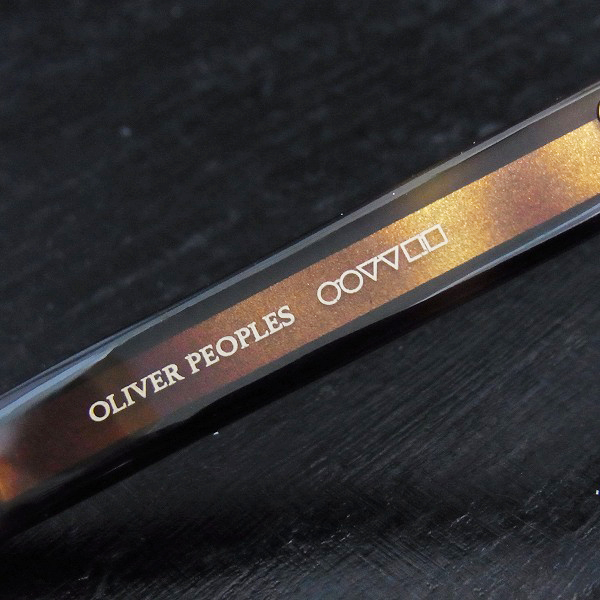 実際に弊社で買取させて頂いた★OLIVER PEOPLES/オリバーピープルズ Sheldrake-FLSG サングラス 偏光レンズ DM-SPの画像 6枚目